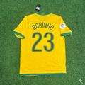 2006 Brazil World Cup Robinho #23 Football Jersey – Back View