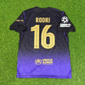 Rodri #16 Barcelona 2027 Champions League Patch New Season Away Jersey – Back View