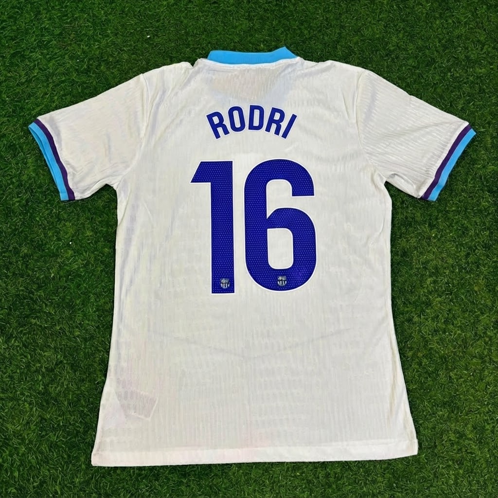 Rodrigo #16 Barcelona New Season Special Edition Jersey – Back View