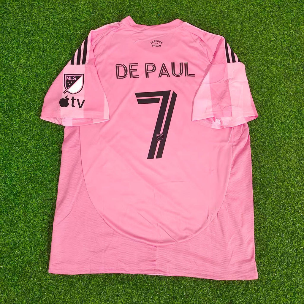 Inter Miami 2026 New Season Jersey – Rodrigo de Paul 7 – Back View