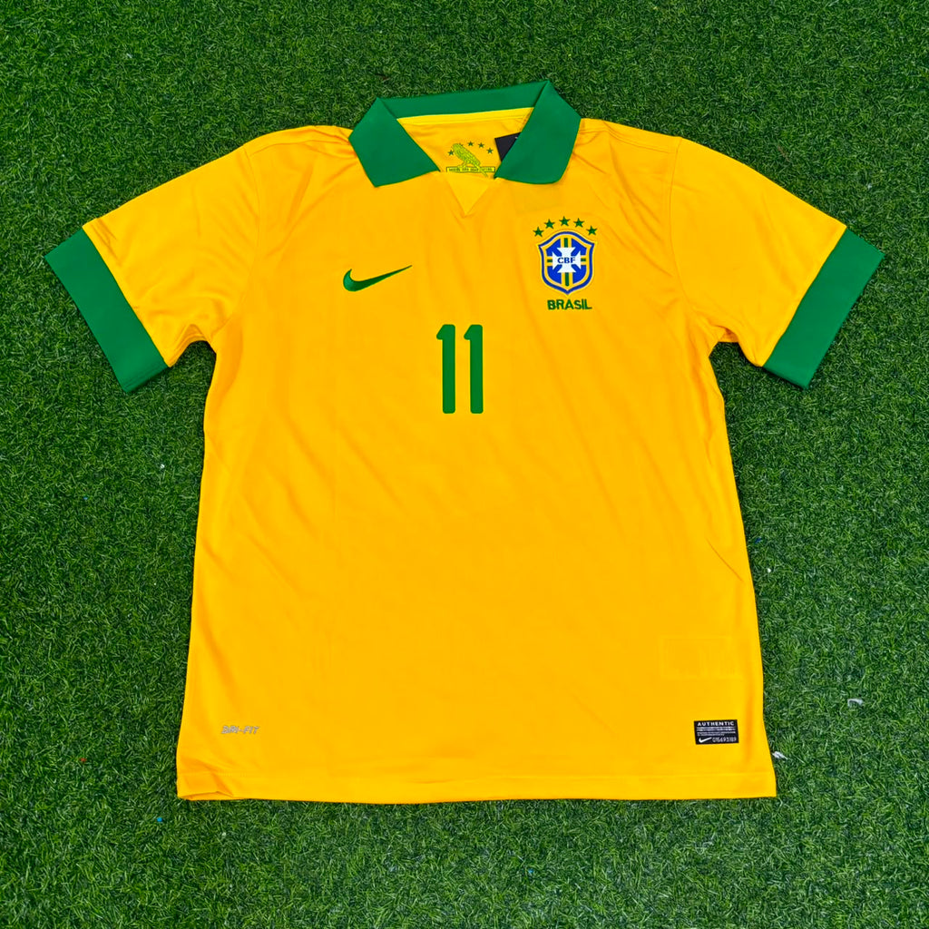 Romario Brazil Special Retro Football Jersey – Front View