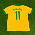 Romario Brazil Special Retro Football Jersey – Back View