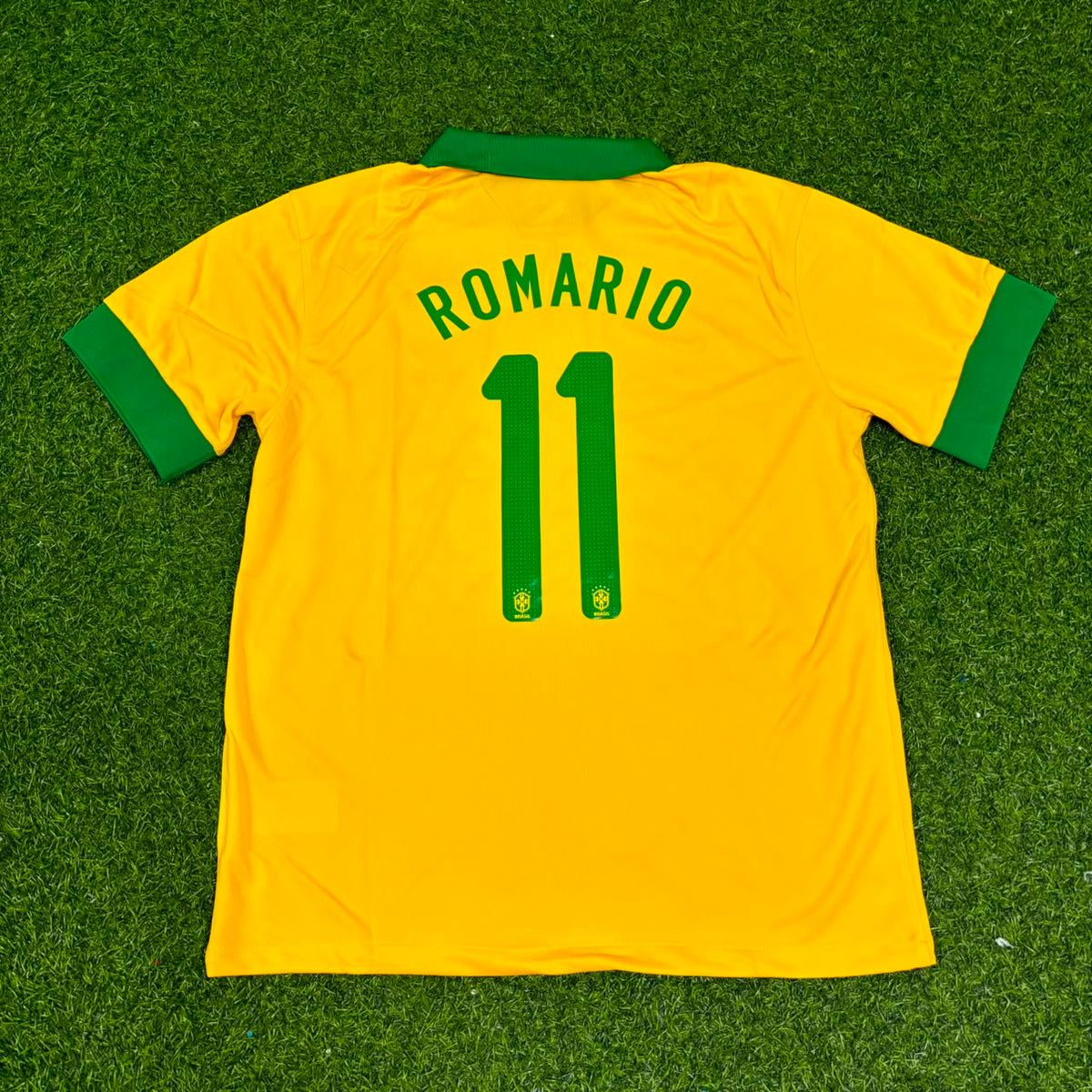Romario Brazil Special Retro Football Jersey Collection – Back View