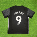 2017/18 Romelu Lukaku Manchester United Black Retro Football Jersey – Back View