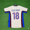 Ronald de Boer Barcelona 98/99 Retro Football Jersey – Back View