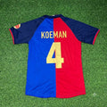 Ronald Koeman – Barcelona Special Retro Kit Jersey – | | – Back View