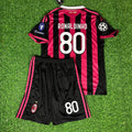 2009/10 Ronaldinho #10 AC Milan Retro Football Jersey – Back View