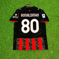 Ronaldinho Gaucho AC Milan Football Retro Legend Football Jersey – Back View