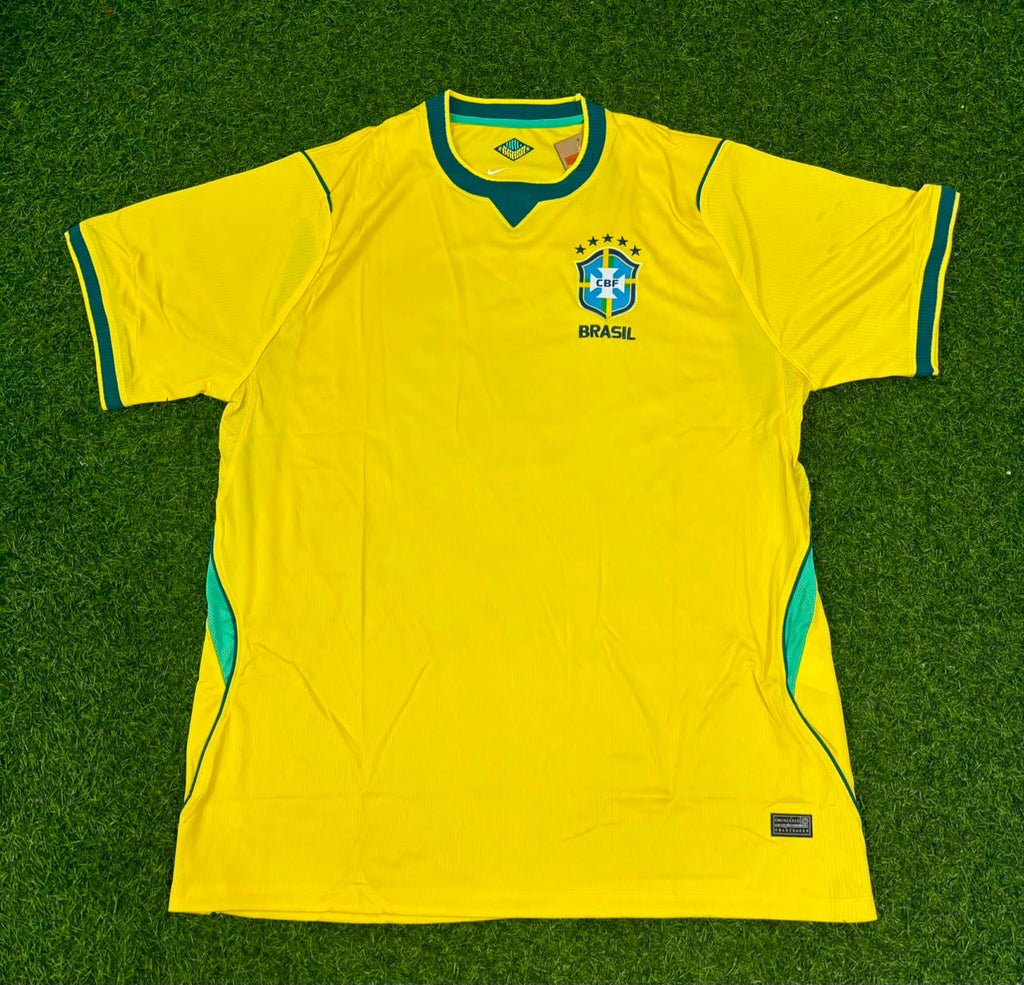 Brazil Commemorative Special Retro Football Jersey – Front View