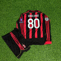 Ronaldinho Gaúcho AC Milan 2009 Home Long Sleeve Retro Football Jersey – Back View