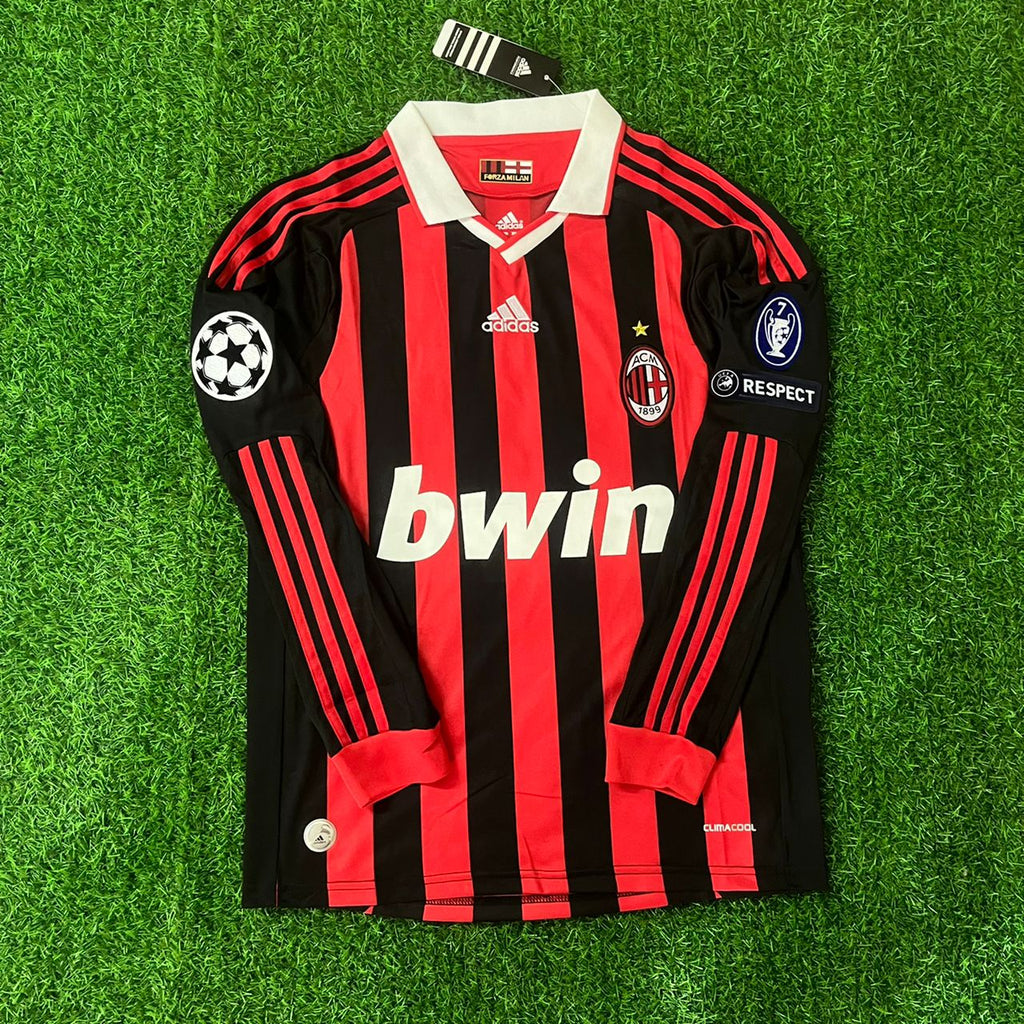 Zlatan Ibrahimovic AC Milan Kids Retro Long Sleeve Football Jersey – 5