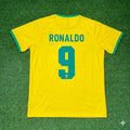 Ronaldo Nazario Brazil Football Retro Jersey – Back View