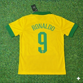 Ronaldo Nazario Brazil Retro Football Jersey – Back View