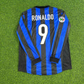 1998 Ronaldo El Fenomeno R9 - Inter 1999 Retro Football Jersey – Back View