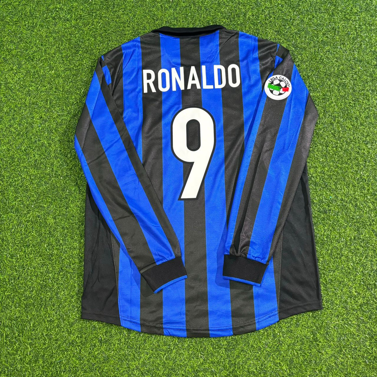 1998 Ronaldo El Fenomeno R9 - Inter 1999 Retro Football Jersey – Back View