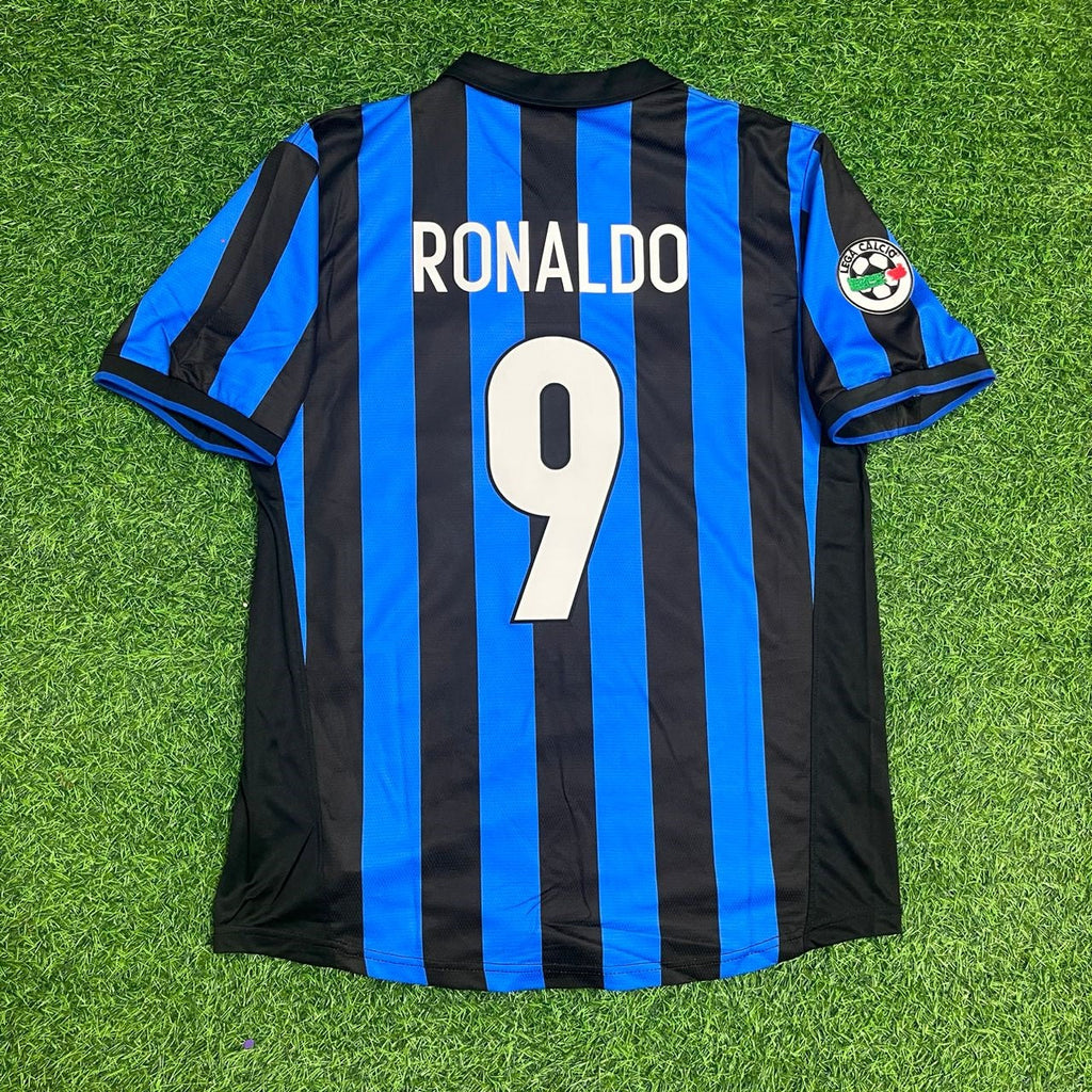 Ronaldo Nazario El Fenomeno R9 - Inter Retro Jersey – Back View