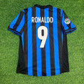 Ronaldo Nazario El Fenomeno R9 - Inter Retro Jersey – Back View