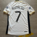 Cristiano Ronaldo #cr7 Manchester United 2006/07 White Jersey – Back View