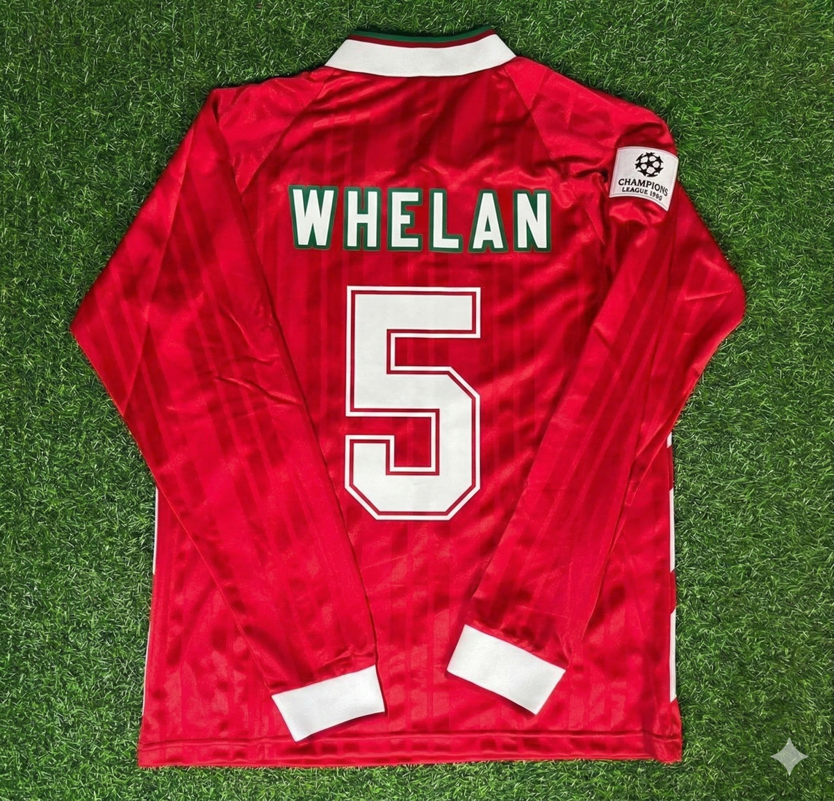 Liverpool Long Sleeve Retro Kit Jersey – Ronnie Whelan – Back View