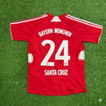 Roque Santa Cruz Bayern Munich 2007–2009 Retro Football Jersey – Back View