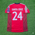 Bayern München 2002/2003 Season Home Red Retro Jersey – Roque Santa Cruz – Back View