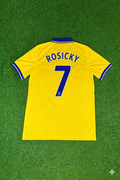 Tomas Rosicky – Arsenal 2013/2014 Yellow Retro Kit Jersey – Back View