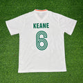 Ireland White Legendary Anniversary Retro Football Jersey – Roy Keane – Back View