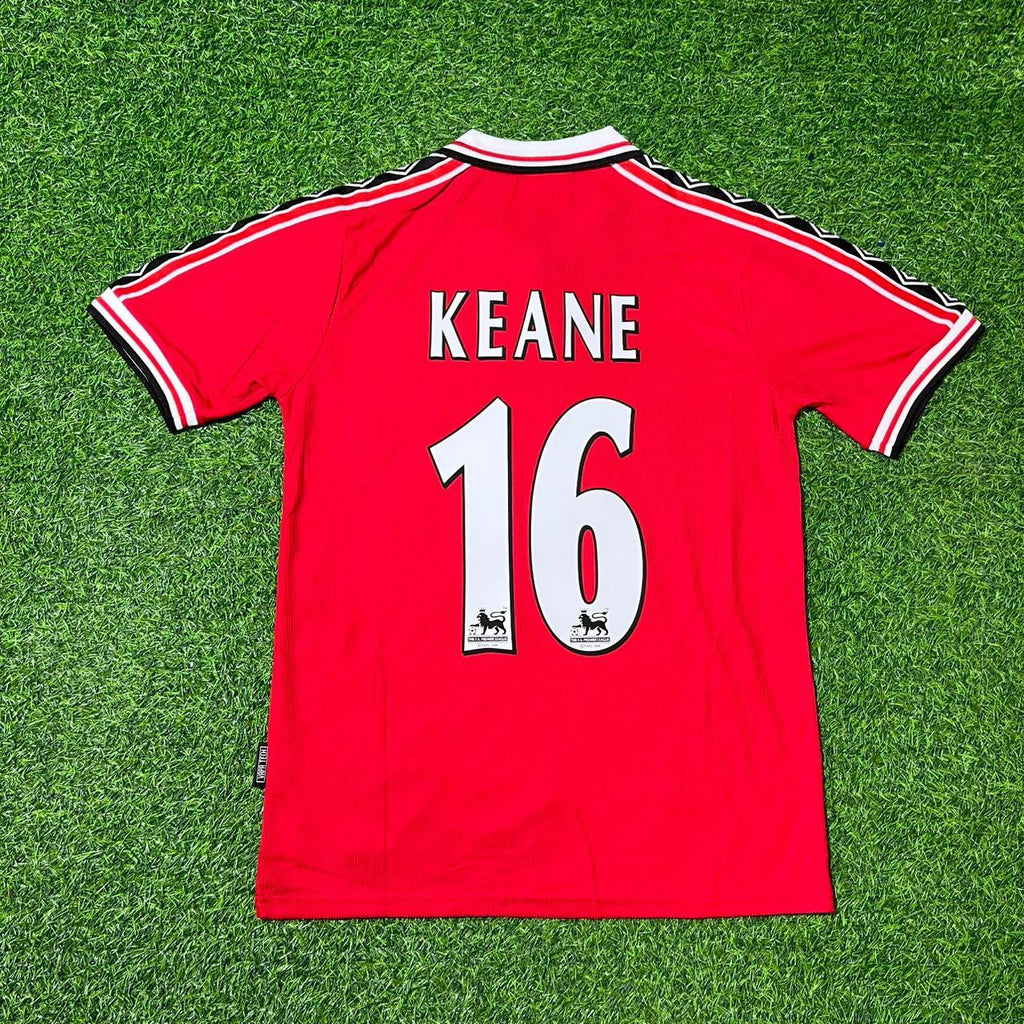 Manchester United 1999 Red Retro Football Jersey – Roy Keane – Back View