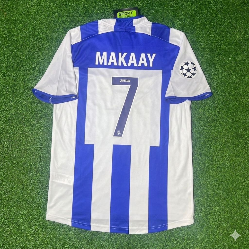 Roy Makaay Deportivo Retro Football Jersey – Back View