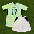 Ruben Vargas #17 Switzerland 2026 World Cup Away Kids Kit Jersey – Back View