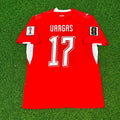 Switzerland 2026 World Cup Kit Jersey – Ruben Vargas 17- – Back View