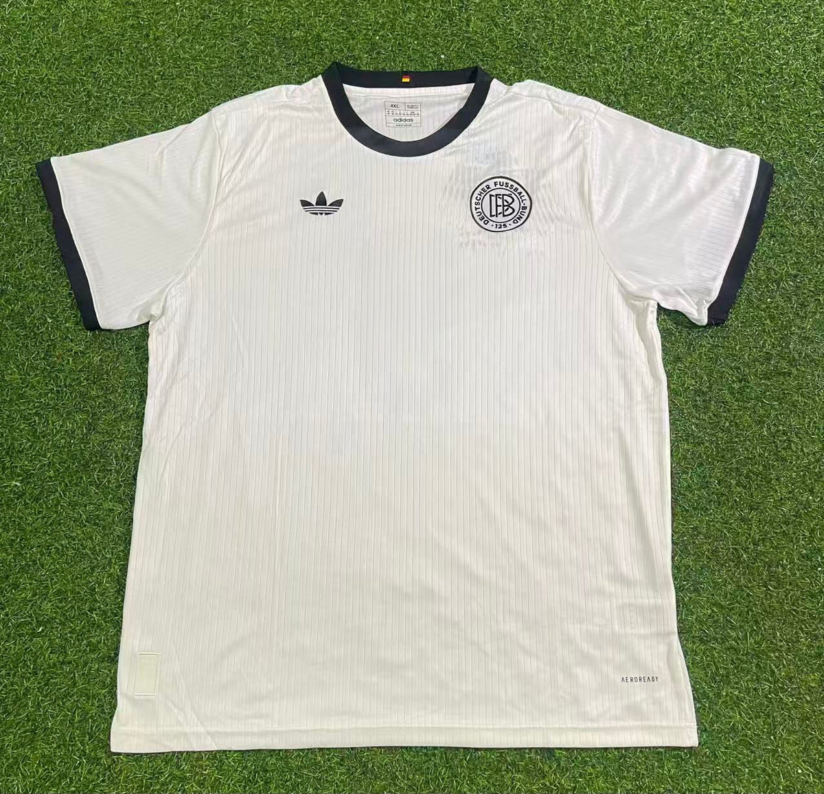Torsten Frings Germany 125 Year Special White Football Jersey – Front View
