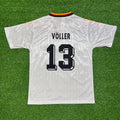1994 Germany World Cup Rudi Völler Deutschland Germany Retro Football Jersey – Back View