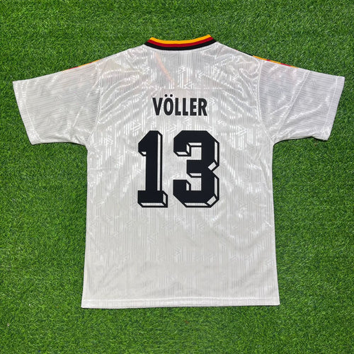 1994 Germany Weltmeisterschaft Germany Retro Football Jersey – Rudi Völler – Back View