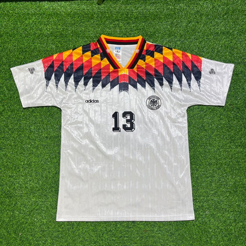 1994 Germany Weltmeisterschaft Germany Retro Football Jersey – Rudi Völler – Front View
