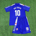 Rui Costa Fiorentina 1998 Season Home Purple Retro Kids Kit Jersey – Back View