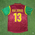 1998 Portugal World Cup Rui Jorge #13 Retro Football Jersey – Back View