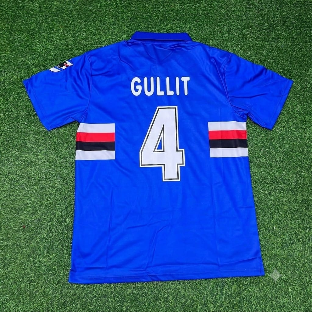 Ruud Gullit Sampdoria Special Retro Football Jersey – Back View