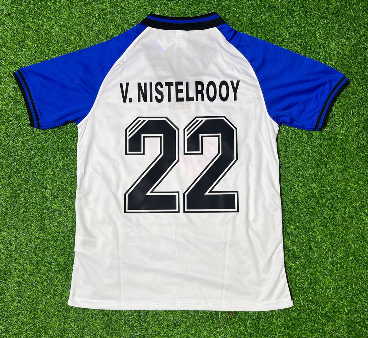 Ruud van Nistelrooy Hamburger SV Retro Fußballtrikot Jersey – Back View
