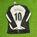 2001/02 Ruud van Nistelrooy Manchester United Both Side Retro Football Jersey – Back View