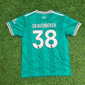 Ryan Gravenberch Liverpool Green Football Jersey – Back View