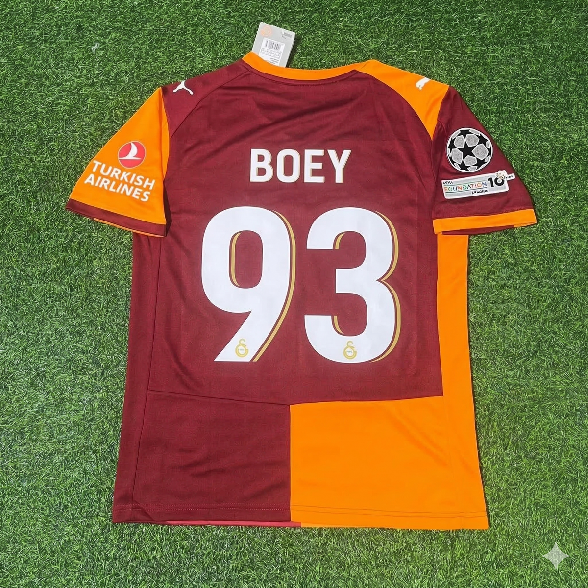 2025/26 Sacha Boey Galatasaray Football Jersey – Back View