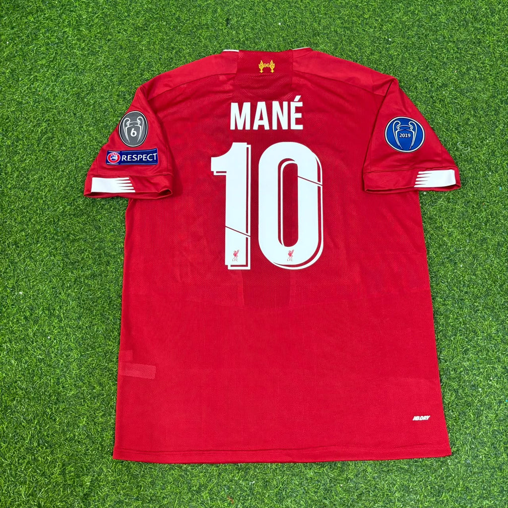 Liverpool 2019/2020 Retro Kit Jersey – Sadio Mane – Back View