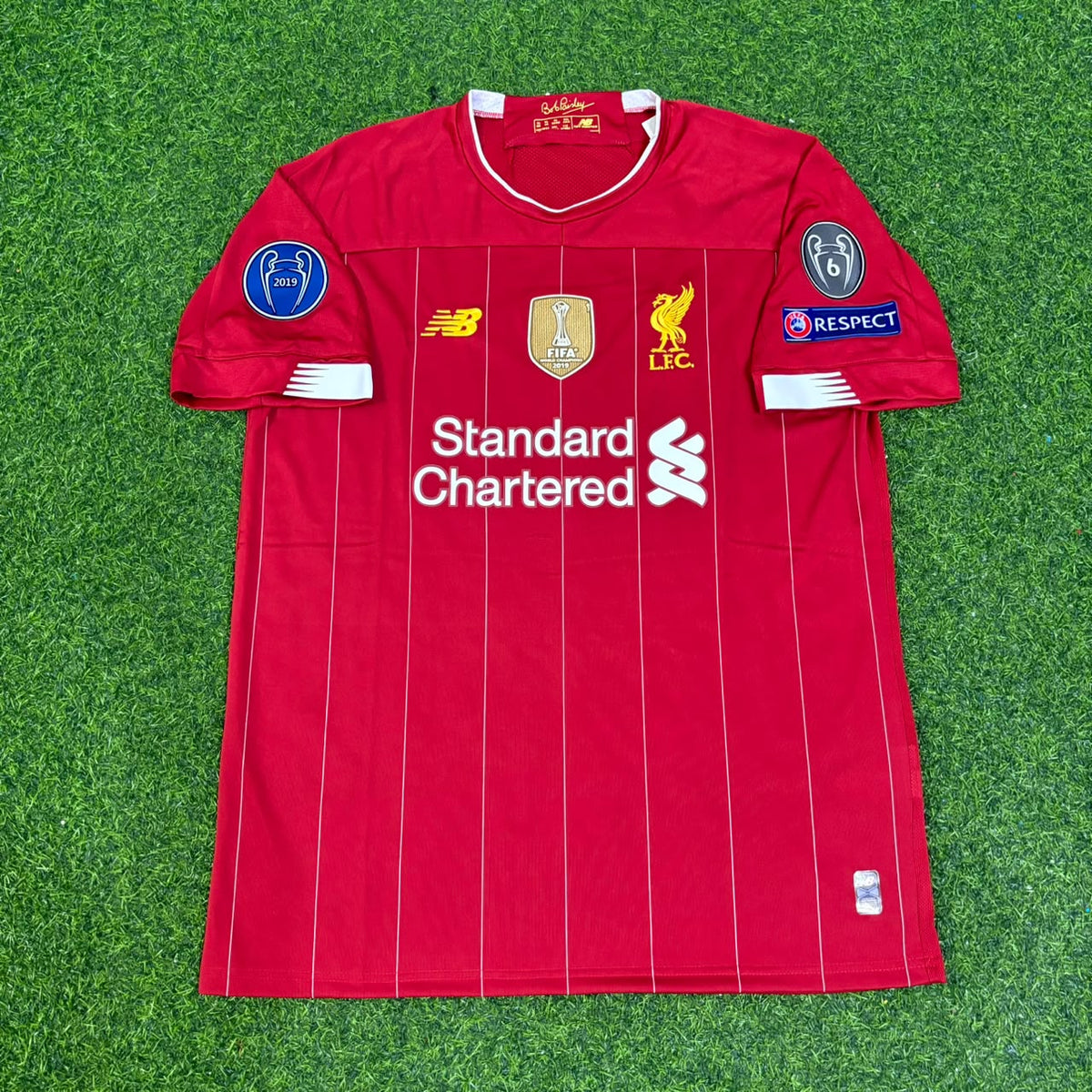 Liverpool 2019/2020 Retro Kit Jersey – Sadio Mane – Front View