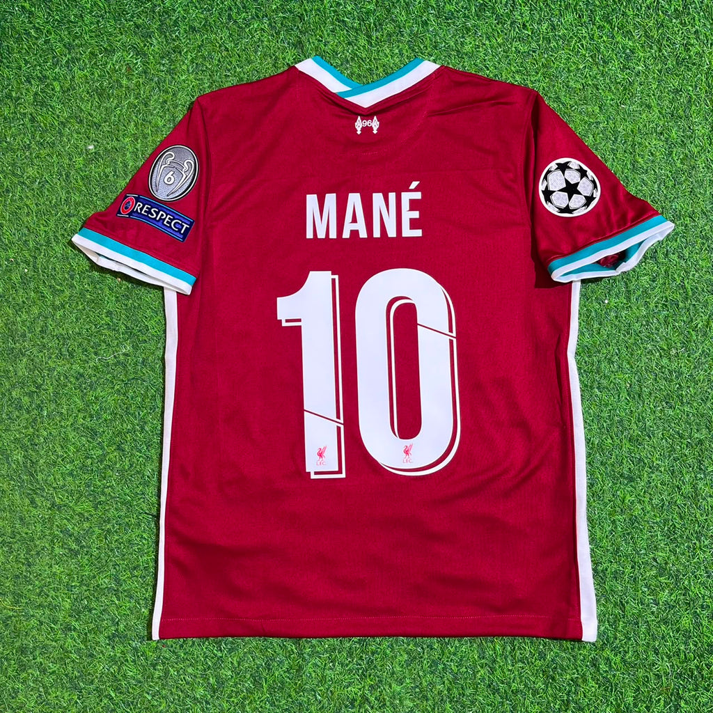 Liverpool 2019 2020 Home Retro Football Jersey – Sadio Mané 10# – Back View