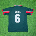 Romain Saïss Morocco Home Retro Football Jersey – Back View