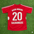 Hasan Salihamidzic Bayern Munich 2007–2009 Retro Football Jersey – Back View