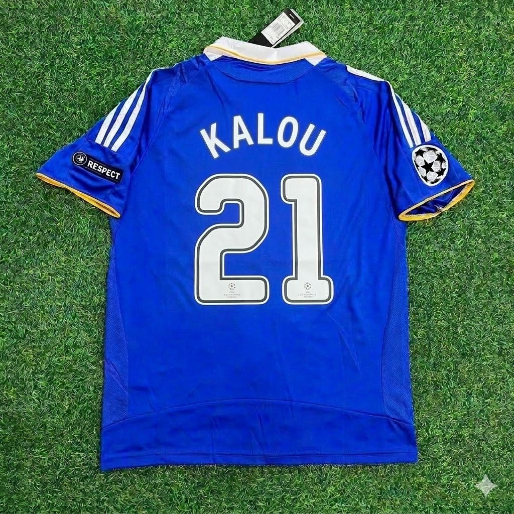 2008 Salomon Kalou 21- Chelsea Champhions League Final Football Jersey – Back View