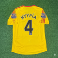 Liverpool 2006/2007 Yellow Retro Football Jersey – Sami Hyypiä – Back View