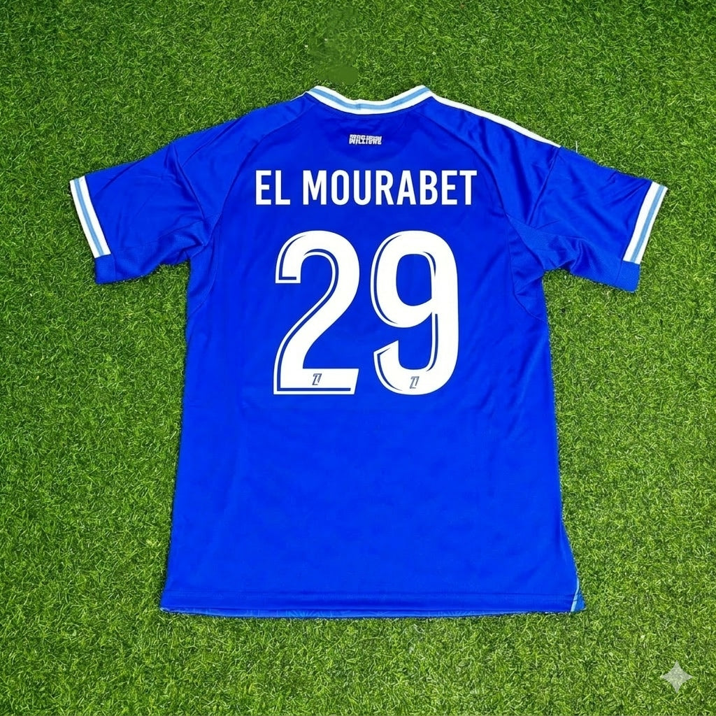 2026 Samir El Mourabet 29- Strasbourg Football Jersey – Back View